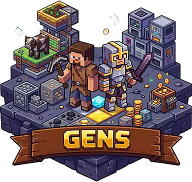 MINECRAFT GENS (GENERATORS) SERVERS