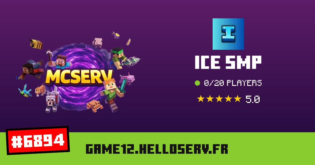 ice smp - IP, players and Minecraft server info