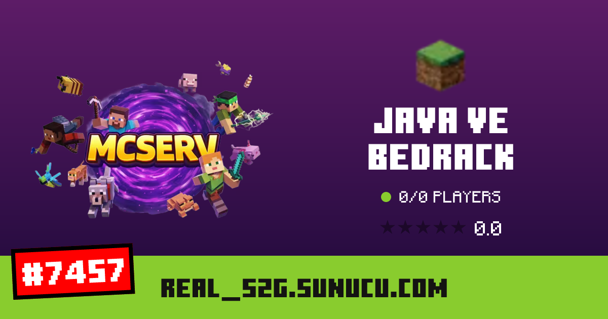 java ve bedrack - IP، اللاعبون ومعلومات خادم Minecraft