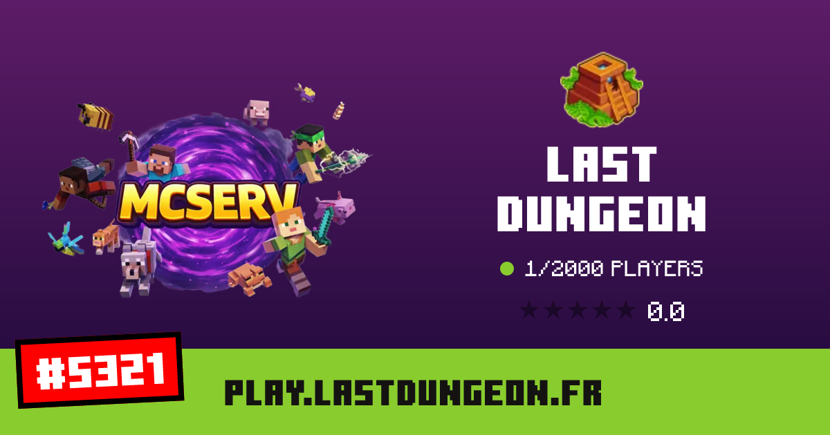 Last Dungeon - IP, players and Minecraft server info