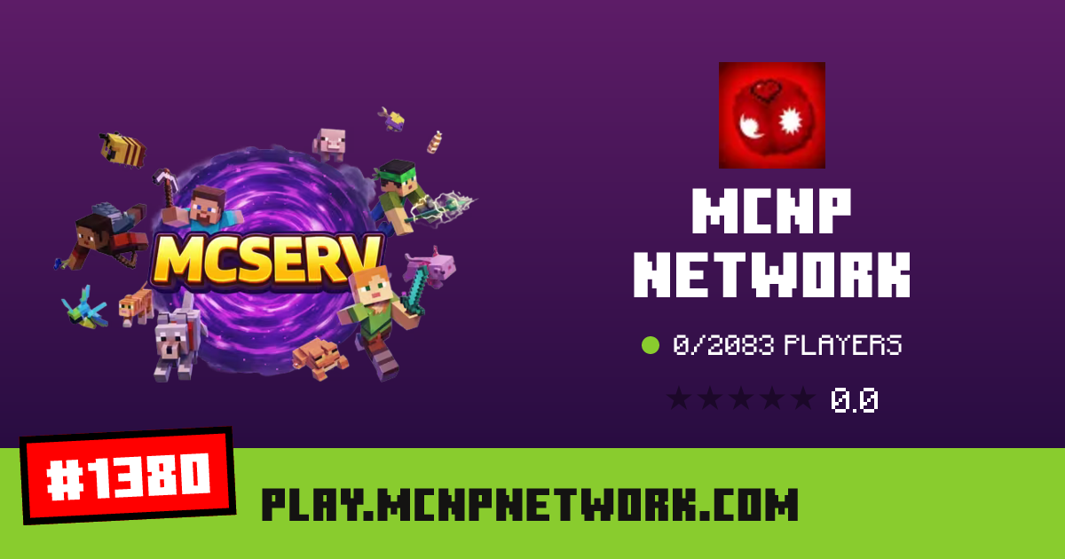MCNP Network - IP, players and Minecraft server info