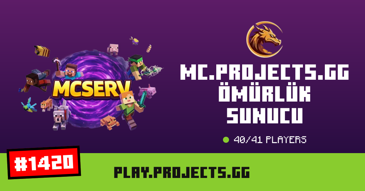 TR PROJECTS Survival Skyblock - IP, oyuncular ve Minecraft sunucu bilgileri