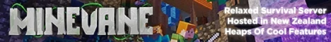 Bannière du serveur Minevane New Zealand