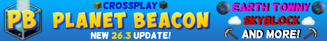 Bannière du serveur Planet Beacon