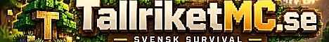 Bannière du serveur TallriketMC