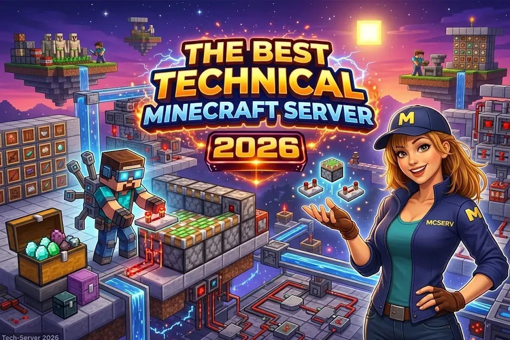 Best Technical Minecraft Servers