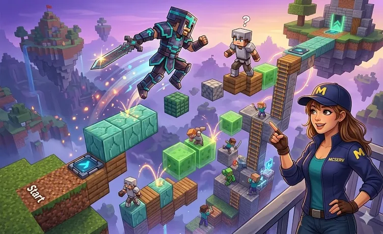 How to Progress in Minecraft Parkour: Complete Guide 2026