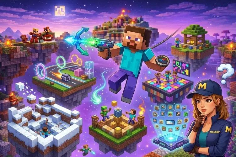 How to choose a type of minigame